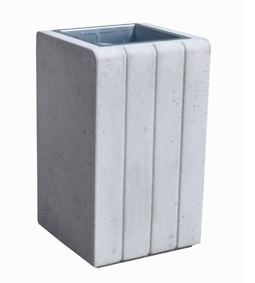 Kosz z betonu architektonicznego 40l. kod: 1640
